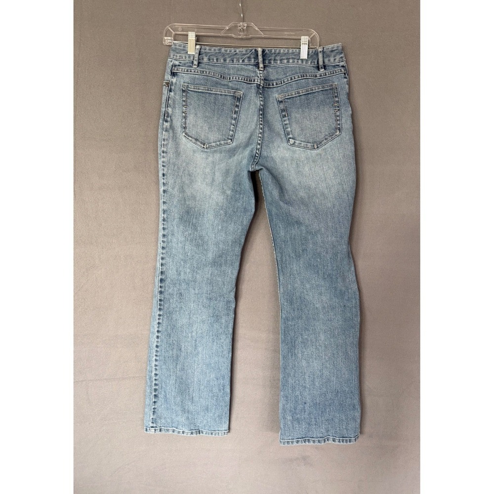J. Jill‎ Women's Size 10 Stretch Denim Bootcut Jeans Light Wash Comfort Rodeo